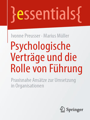 cover image of Psychologische Verträge und die Rolle von Führung